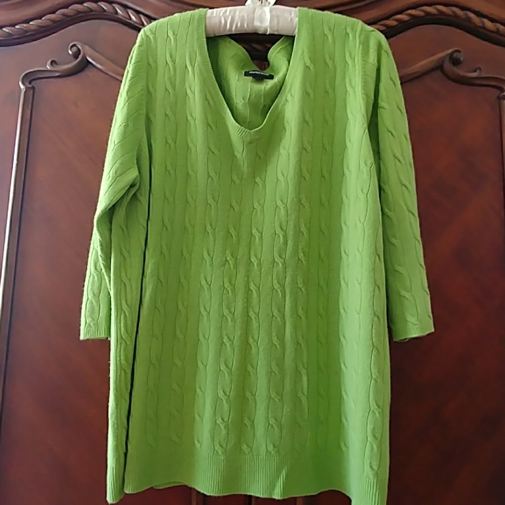 Soft cable sweater